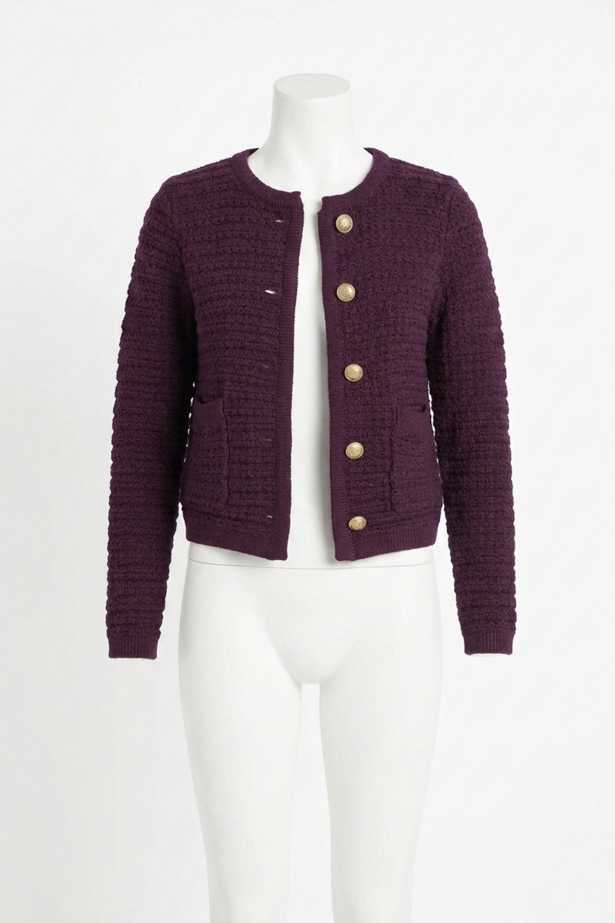 NEW DEAR JOHN DENIM cambria sweater in fig